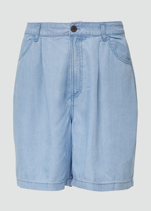 Fließende Relaxed-Fit-Shorts aus Lyocell mit Elastikbund