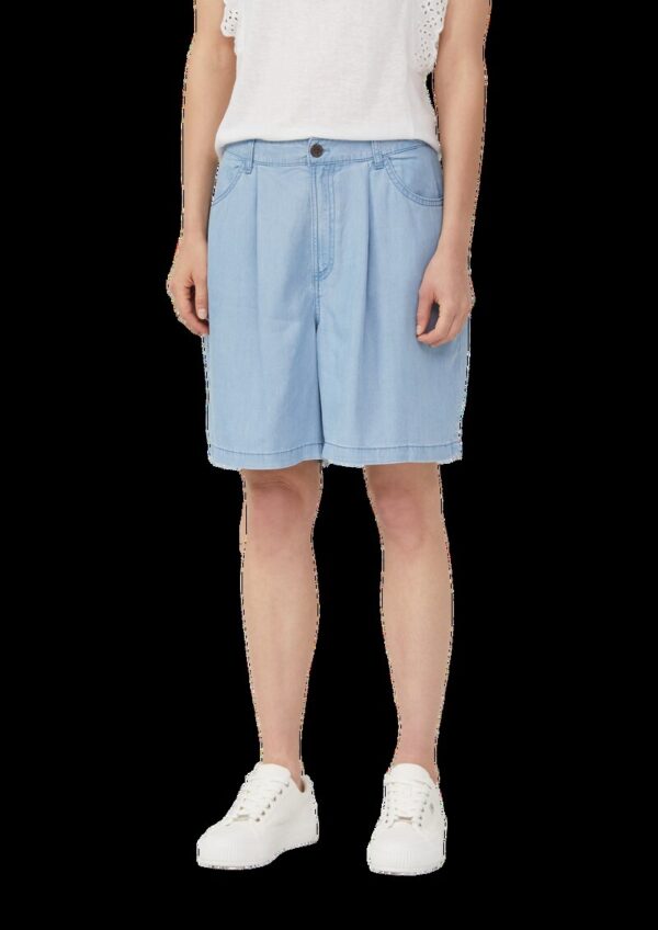 Fließende Relaxed-Fit-Shorts aus Lyocell mit Elastikbund