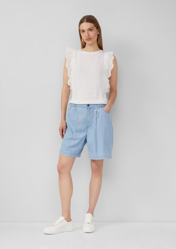 Fließende Relaxed-Fit-Shorts aus Lyocell mit Elastikbund