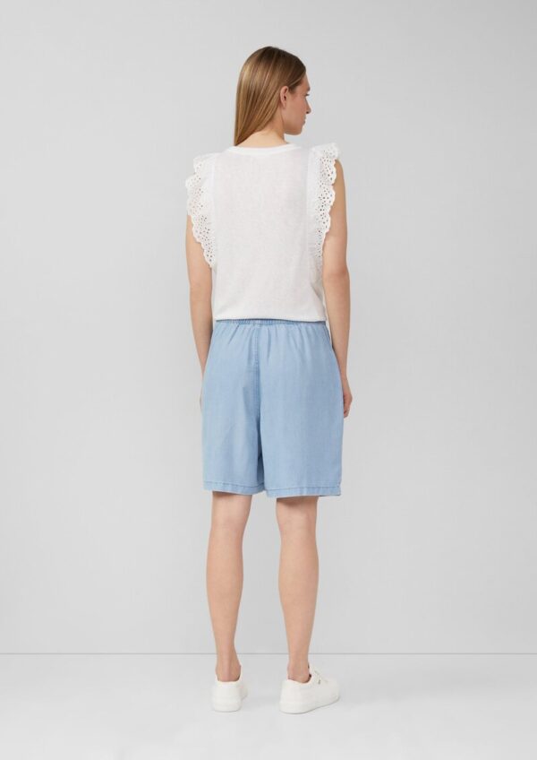 Fließende Relaxed-Fit-Shorts aus Lyocell mit Elastikbund