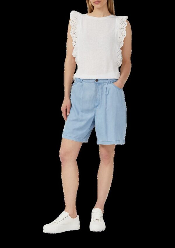 Fließende Relaxed-Fit-Shorts aus Lyocell mit Elastikbund