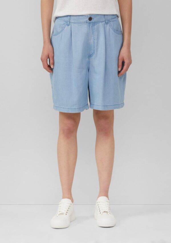 Fließende Relaxed-Fit-Shorts aus Lyocell mit Elastikbund