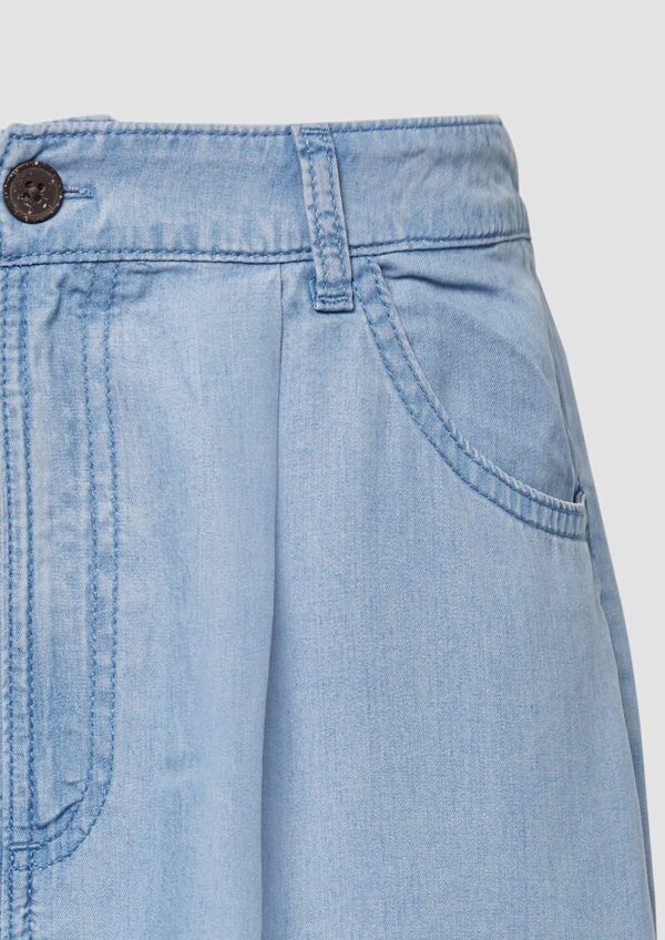 Fließende Relaxed-Fit-Shorts aus Lyocell mit Elastikbund