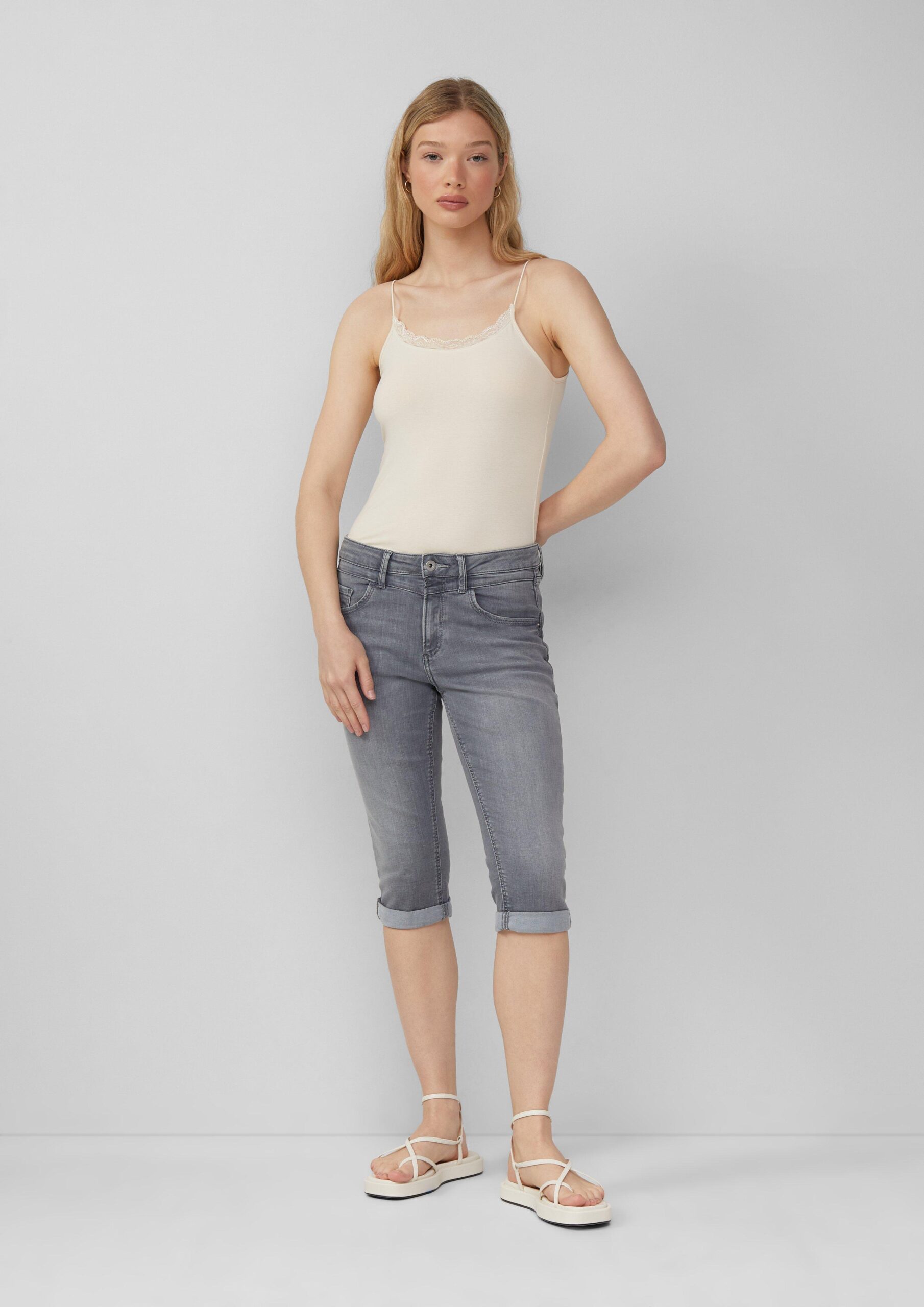 Capri-Jeans Catie / Slim Fit / Mid Rise
