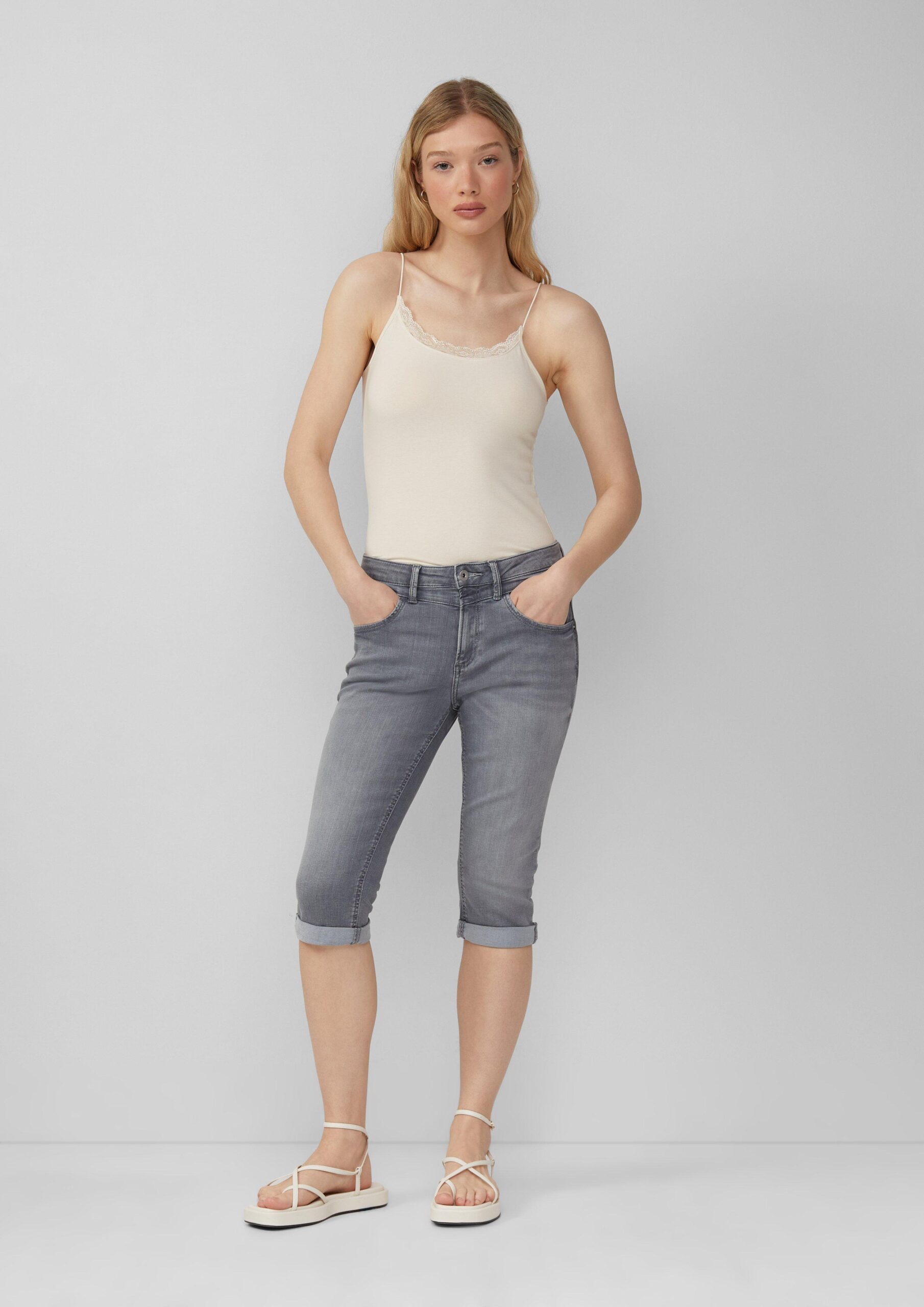Capri-Jeans Catie / Slim Fit / Mid Rise