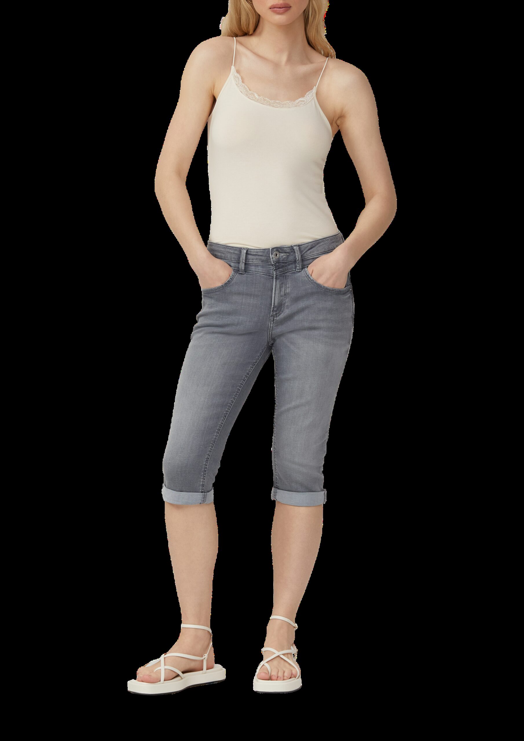 Capri-Jeans Catie / Slim Fit / Mid Rise