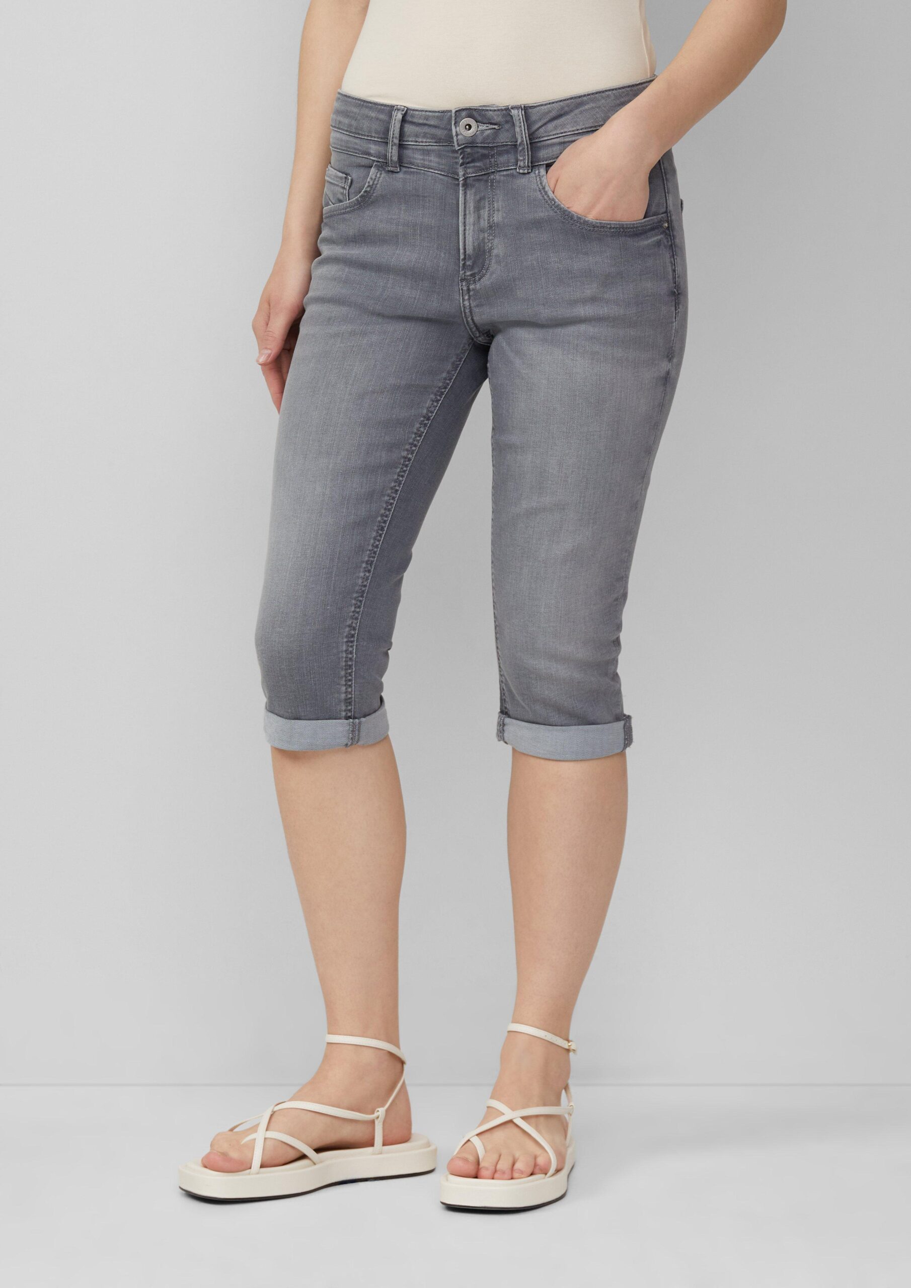 Capri-Jeans Catie / Slim Fit / Mid Rise