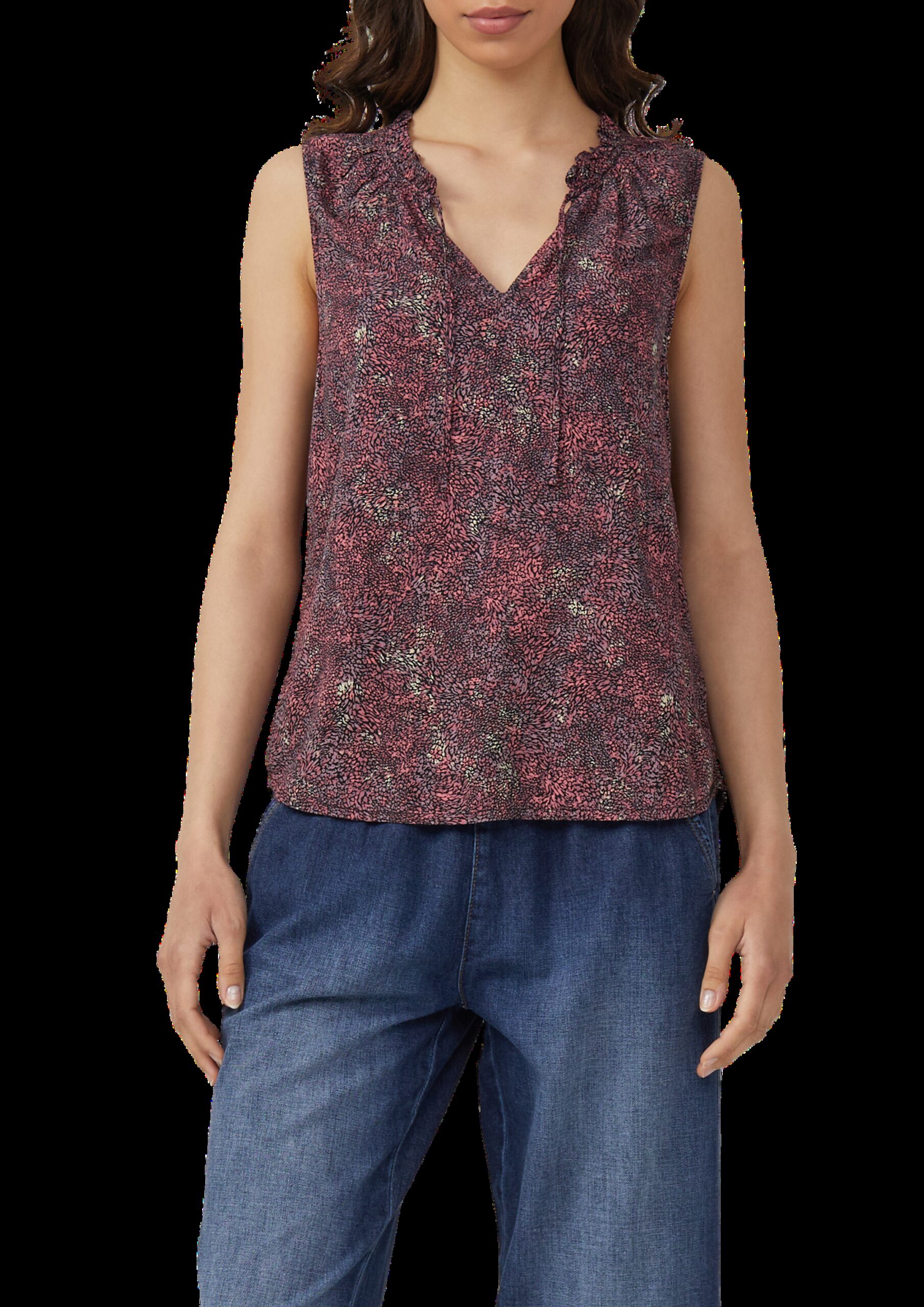 Blusentop aus Viskose