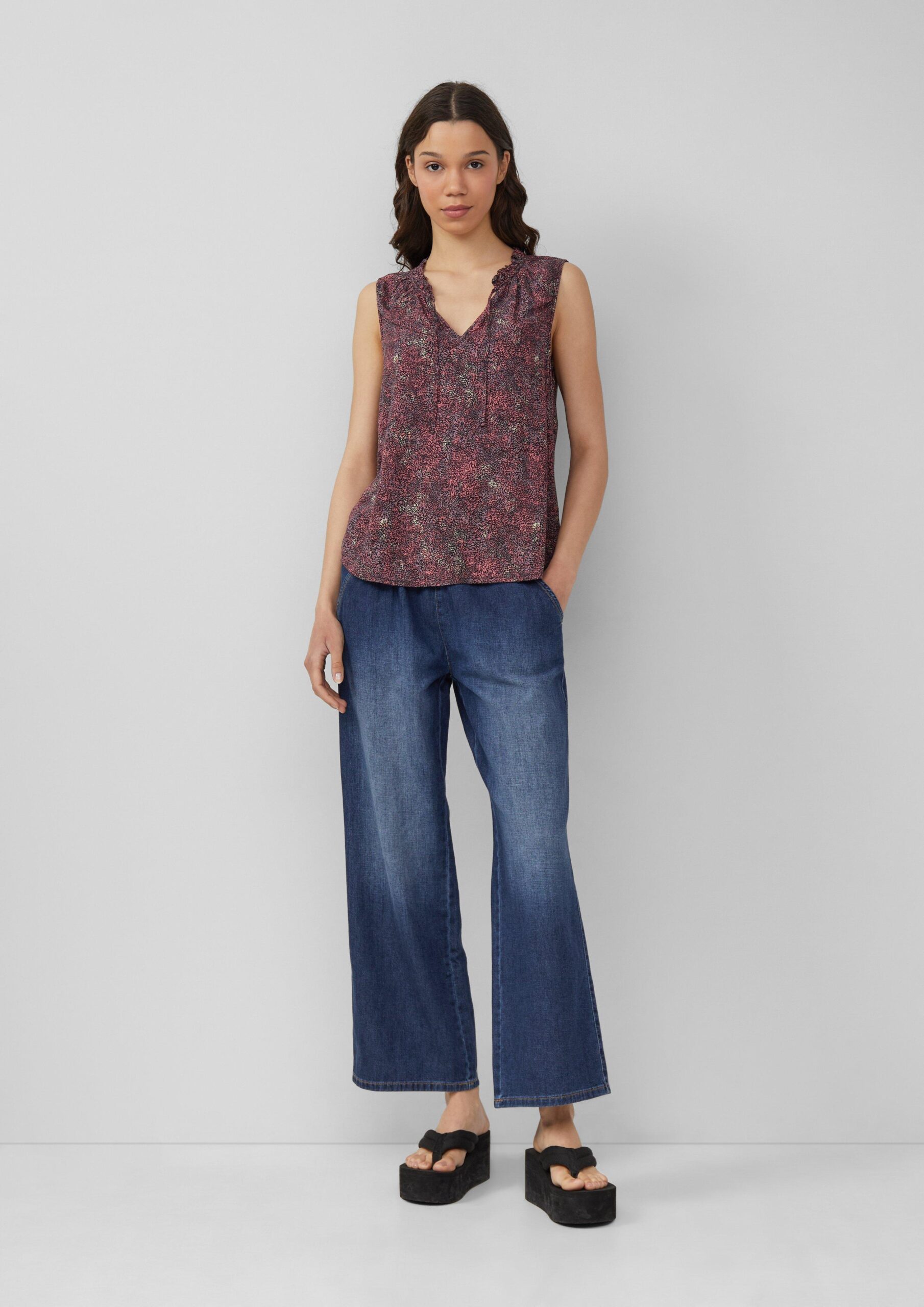 Blusentop aus Viskose