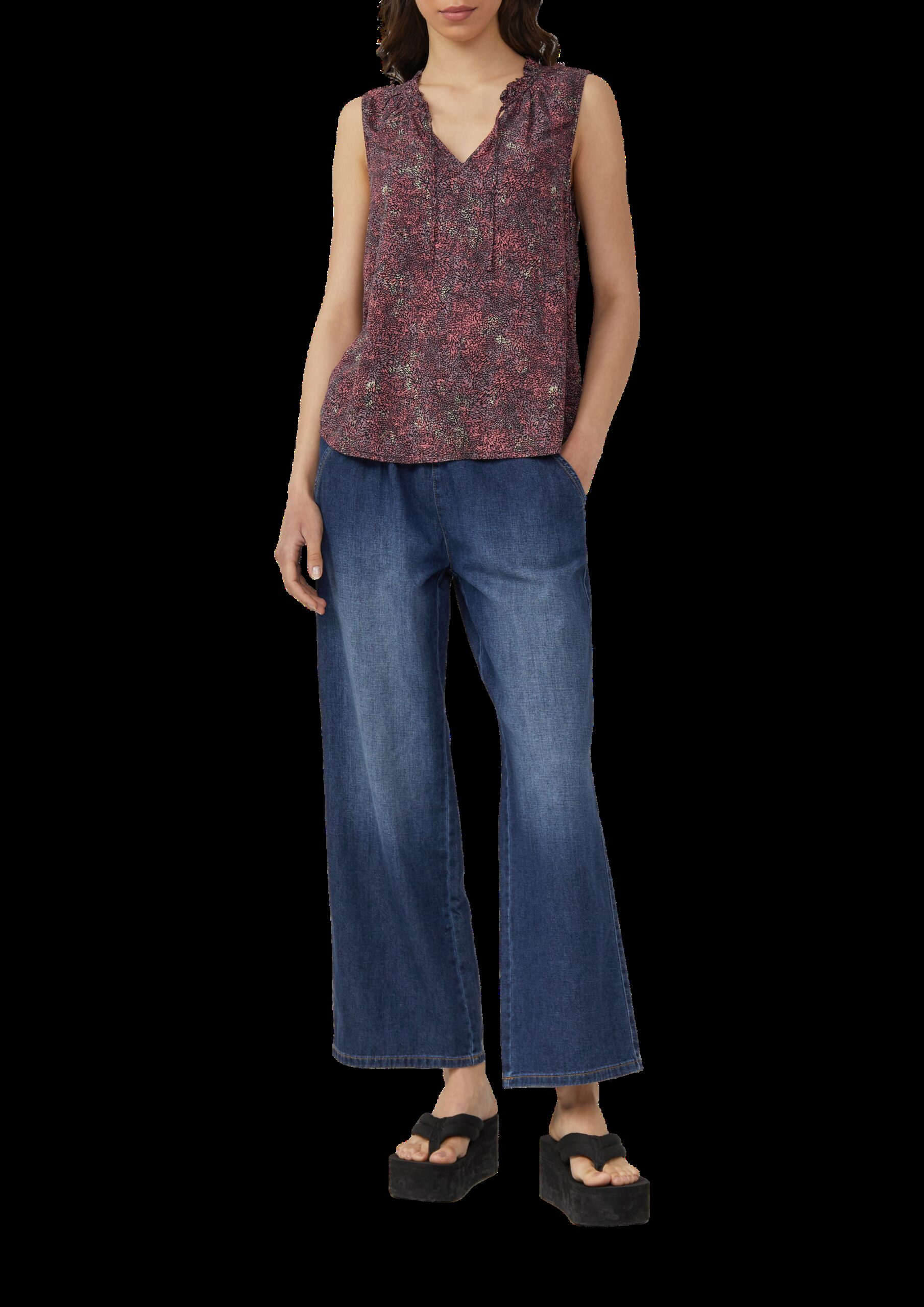 Blusentop aus Viskose