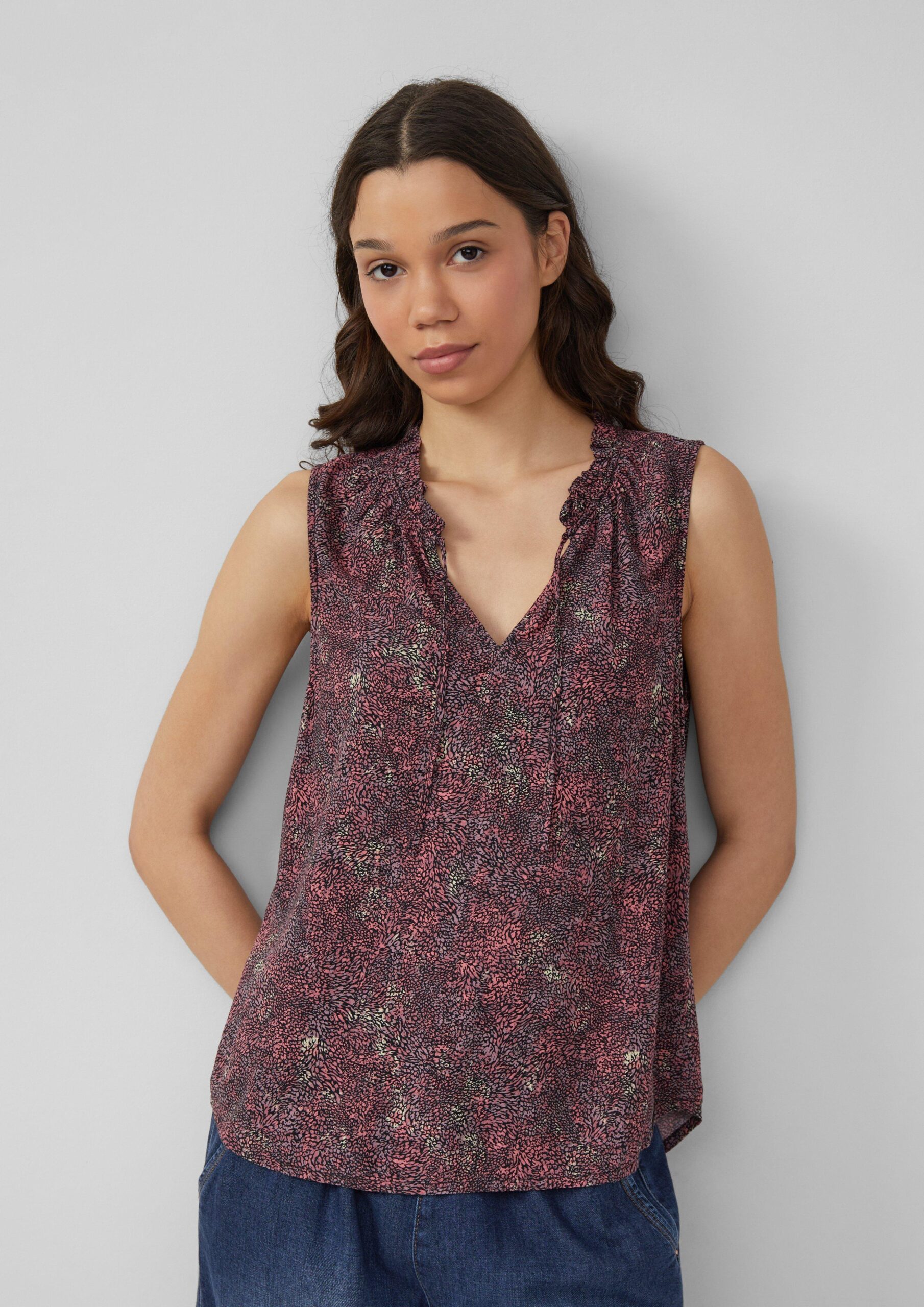 Blusentop aus Viskose