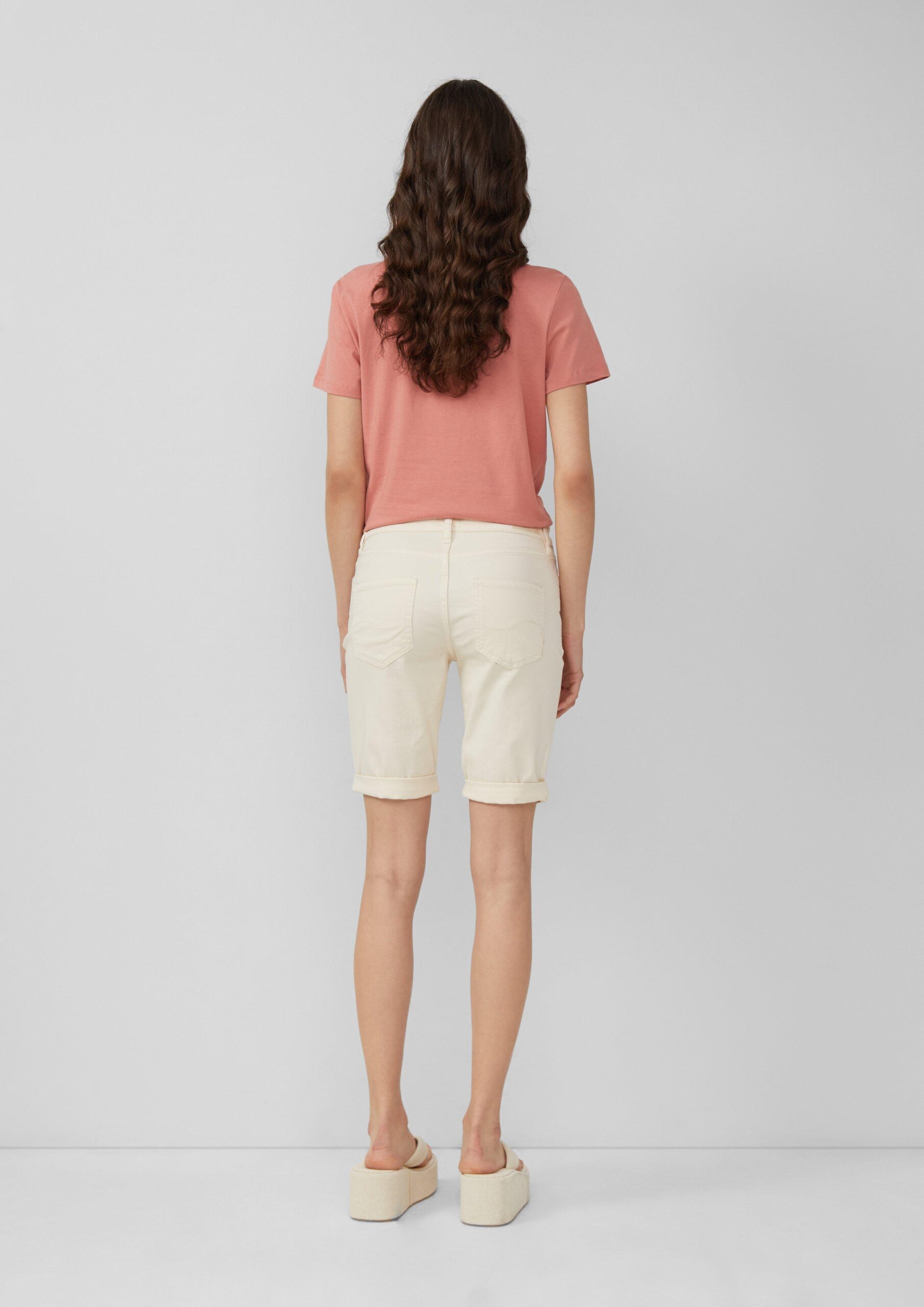 Jeans-Bermuda Catie / Slim Fit / Mid Rise