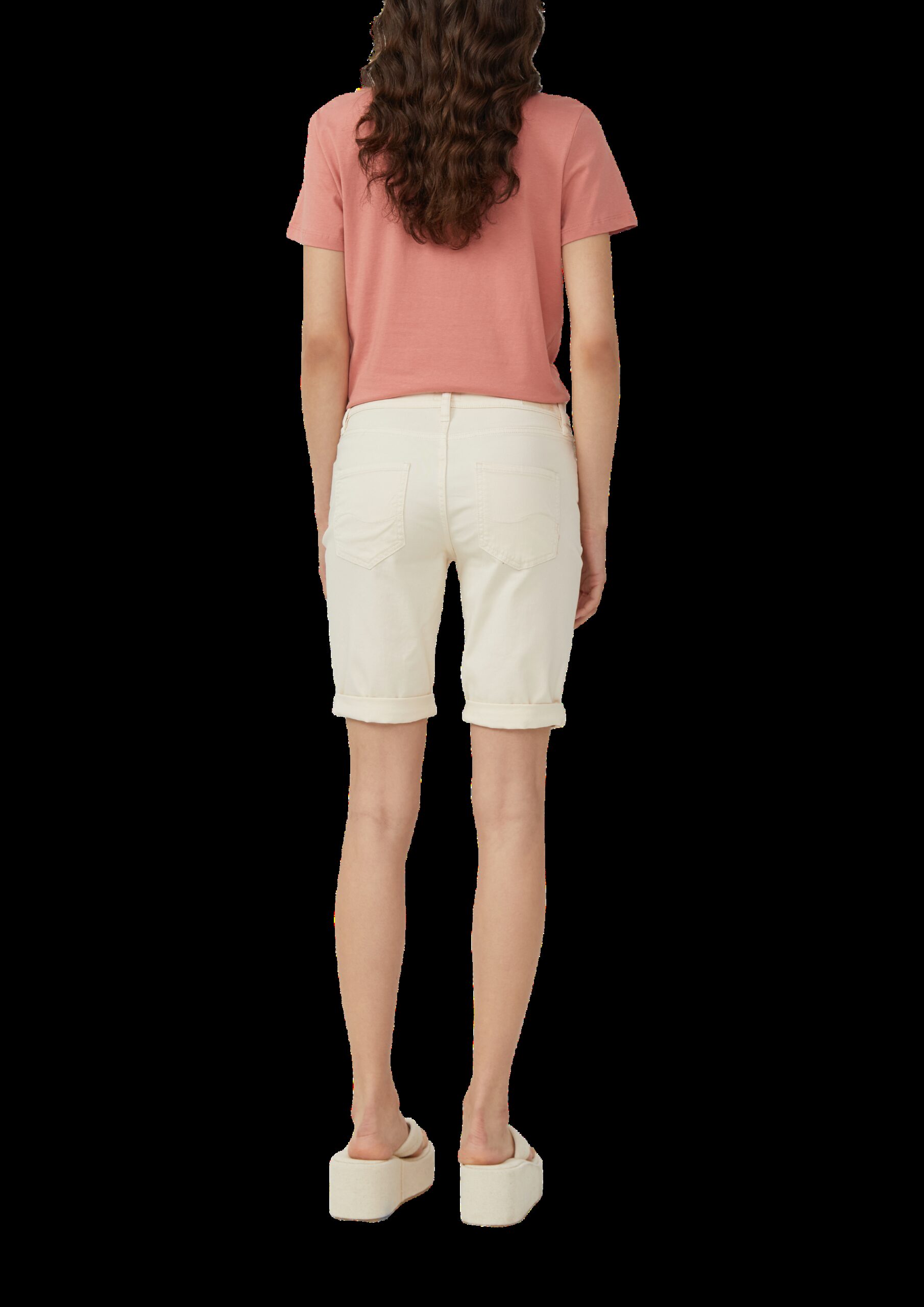 Jeans-Bermuda Catie / Slim Fit / Mid Rise