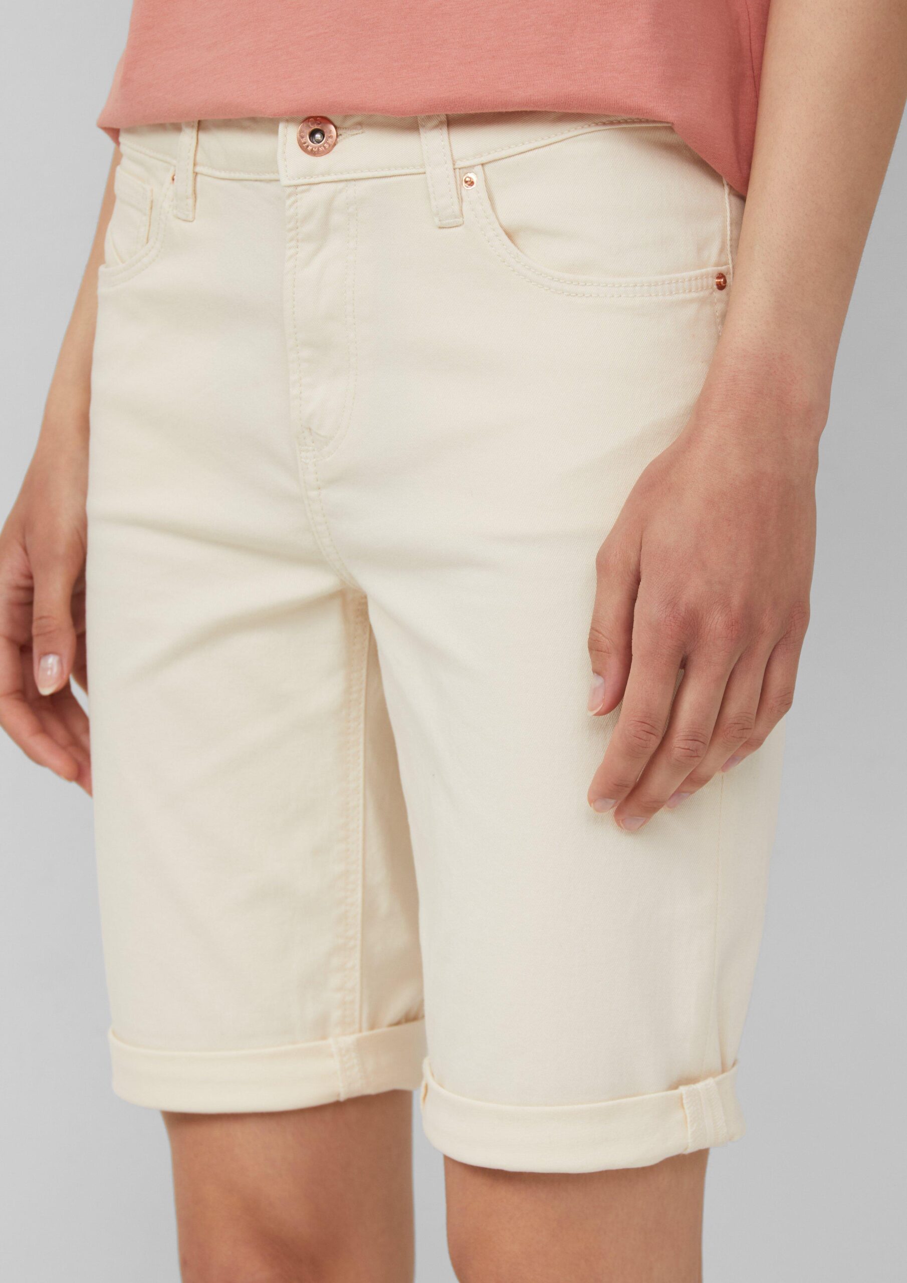 Jeans-Bermuda Catie / Slim Fit / Mid Rise