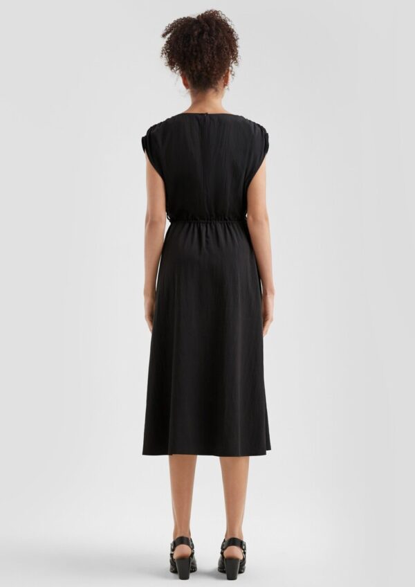 Midikleid mit Tunnelzug in der Taille
