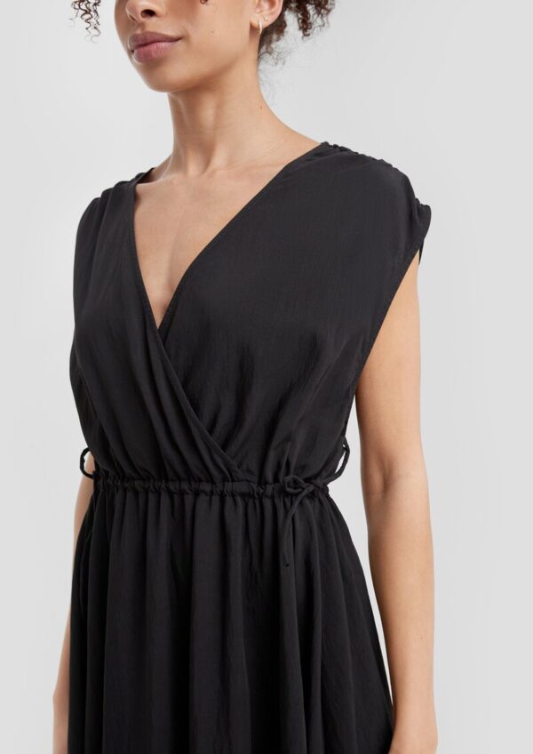 Midikleid mit Tunnelzug in der Taille