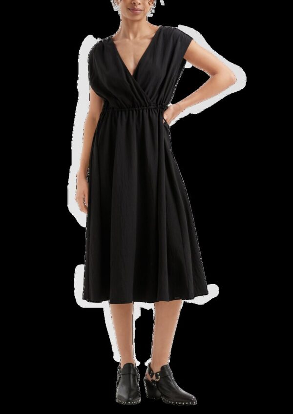 Midikleid mit Tunnelzug in der Taille