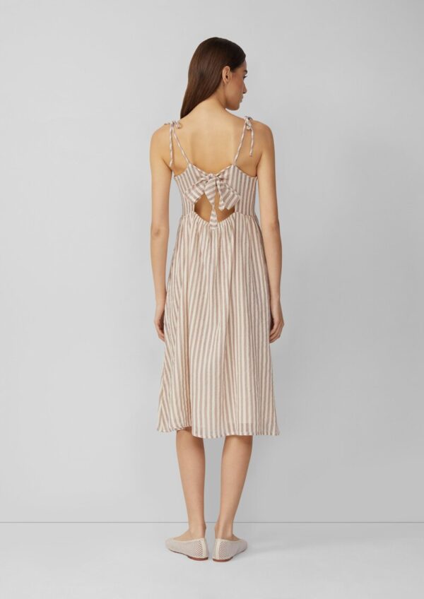 Spaghettiträger-Kleid aus Baumwolle mit Schleife am Rücken