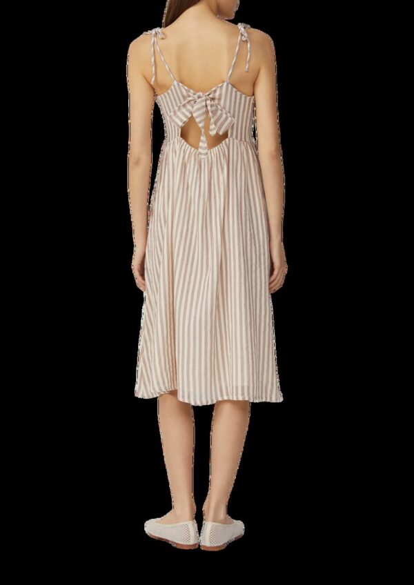 Spaghettiträger-Kleid aus Baumwolle mit Schleife am Rücken