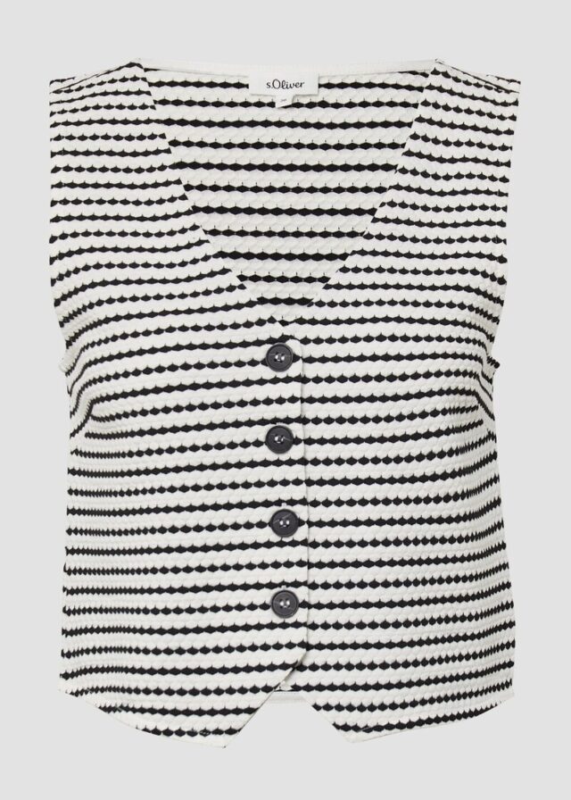 Weste mit Strukturstreifen