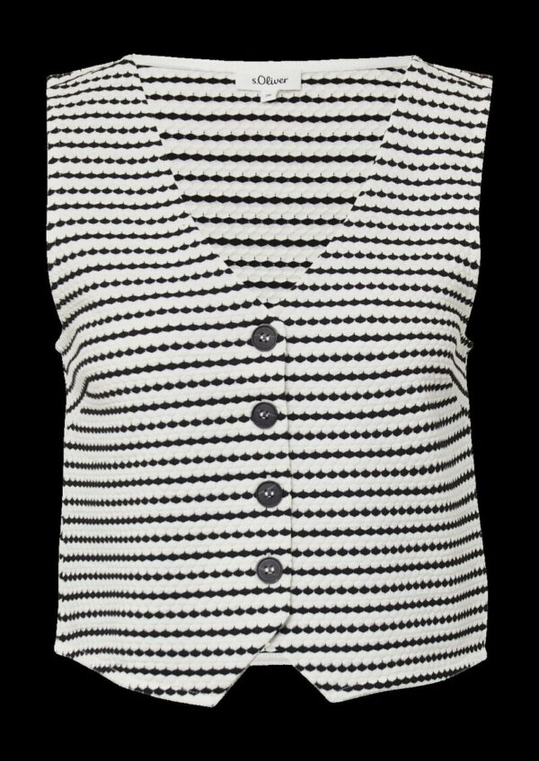 Weste mit Strukturstreifen