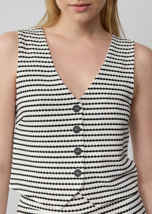 Weste mit Strukturstreifen