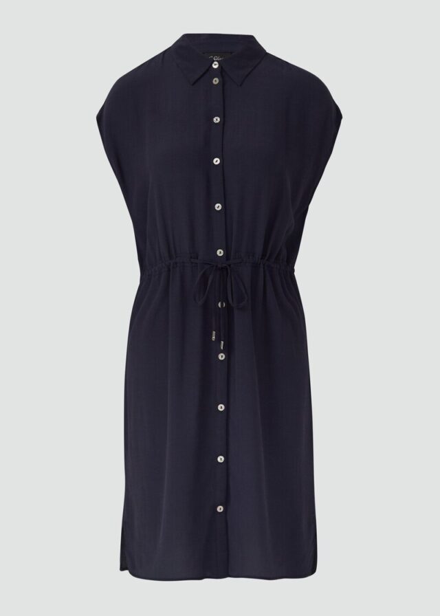 Ärmelloses Blusenkleid aus Viskose