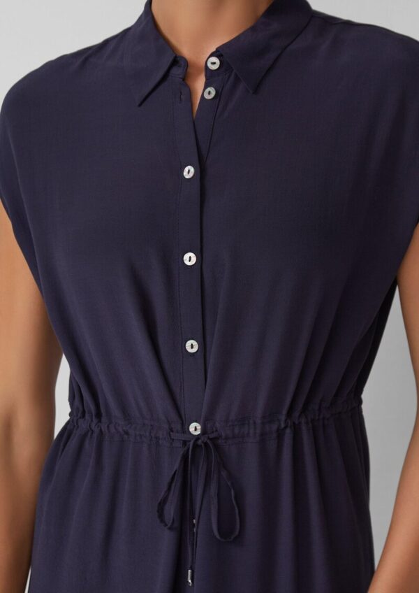 Ärmelloses Blusenkleid aus Viskose