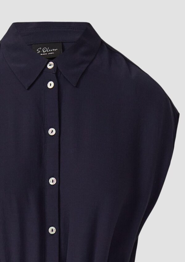 Ärmelloses Blusenkleid aus Viskose