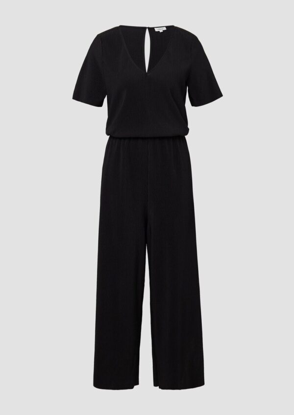 Jumpsuit mit Culotte aus plissierter Jerseyware