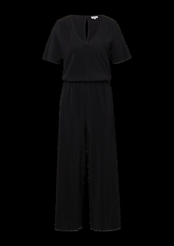 Jumpsuit mit Culotte aus plissierter Jerseyware