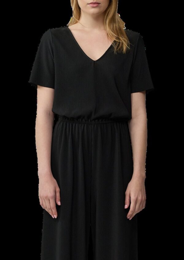 Jumpsuit mit Culotte aus plissierter Jerseyware