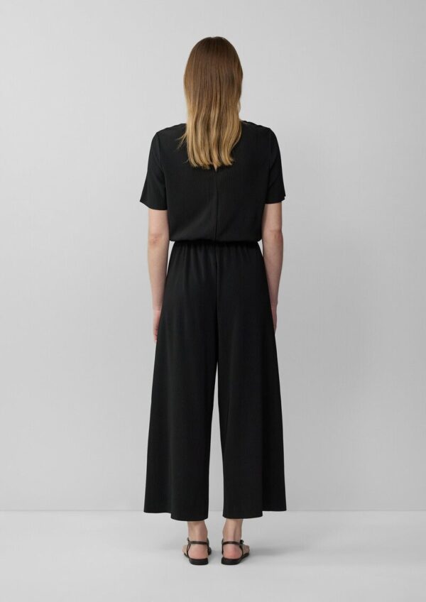 Jumpsuit mit Culotte aus plissierter Jerseyware
