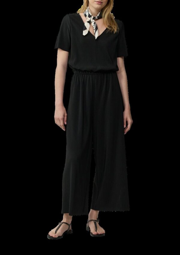 Jumpsuit mit Culotte aus plissierter Jerseyware