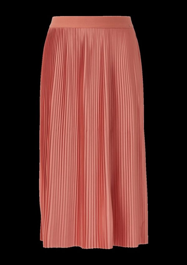 Rock mit Plisseefalten und Elastikbund