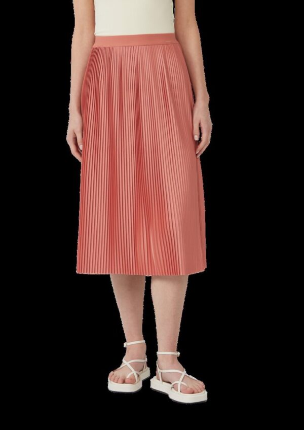 Rock mit Plisseefalten und Elastikbund