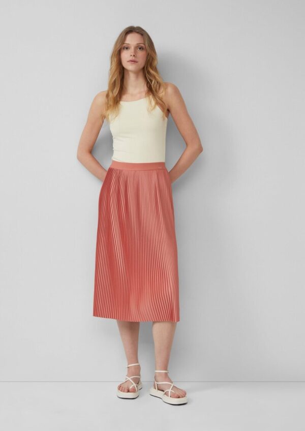 Rock mit Plisseefalten und Elastikbund