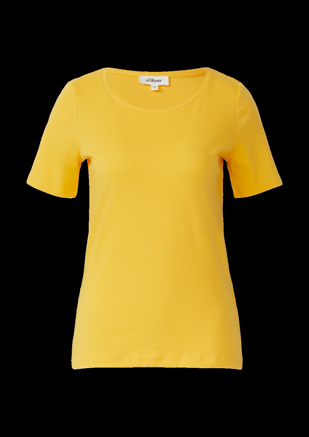 T-Shirt aus Interlockjersey im Slim Fit