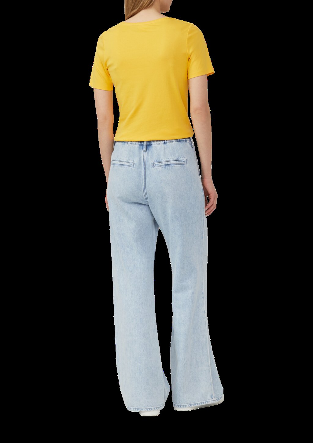 T-Shirt aus Interlockjersey im Slim Fit