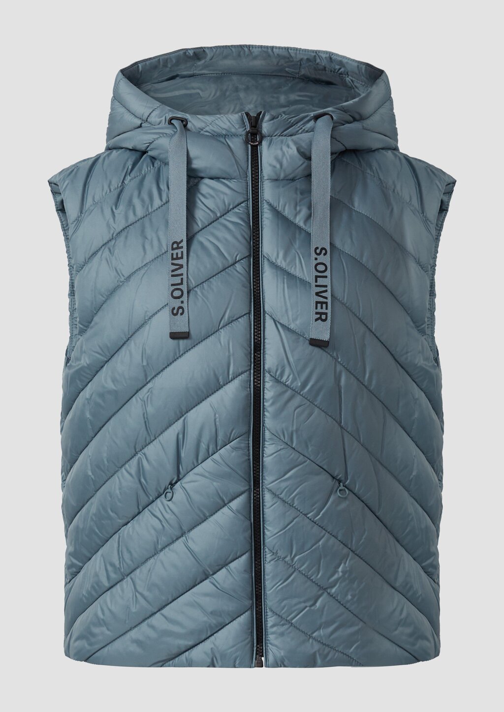 Wattierte Steppweste im Relaxed Fit
