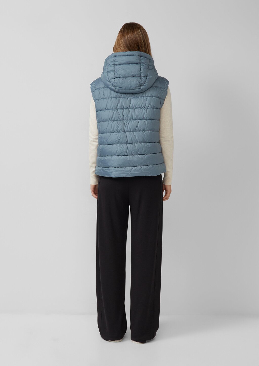 Wattierte Steppweste im Relaxed Fit
