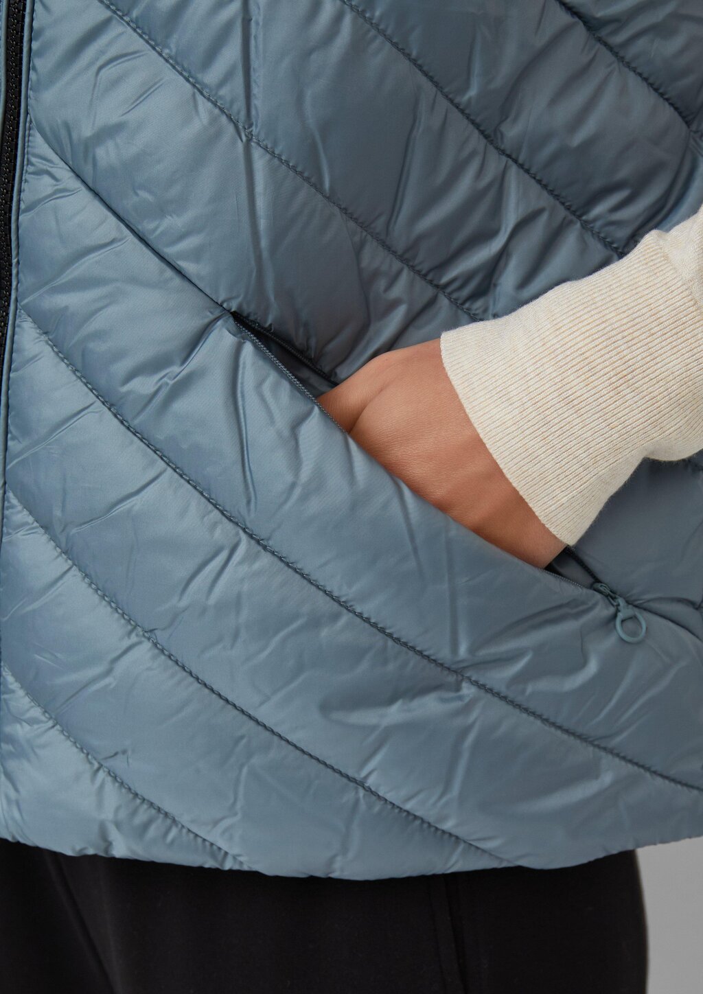 Wattierte Steppweste im Relaxed Fit