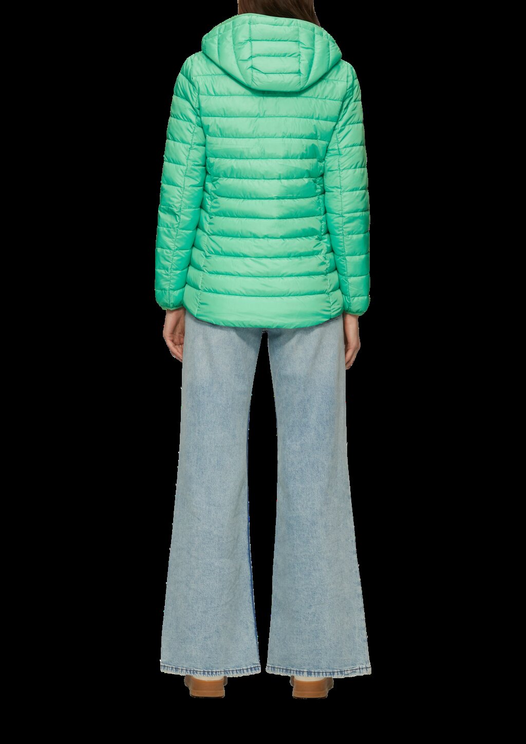 Leichte Steppjacke mit abnehmbarer Kapuze