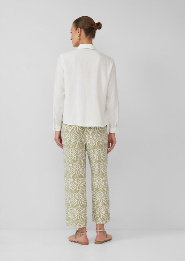 Hemdbluse aus Leinenmix