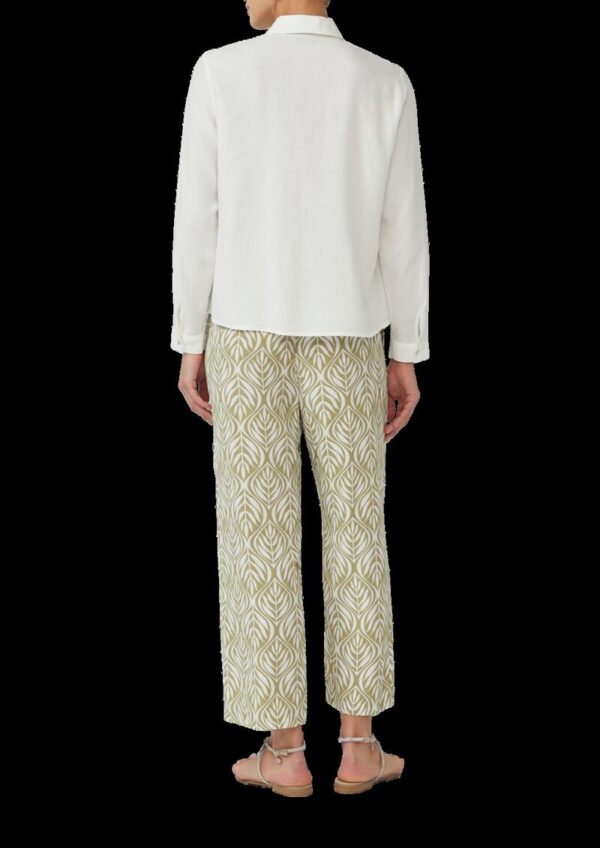 Hemdbluse aus Leinenmix