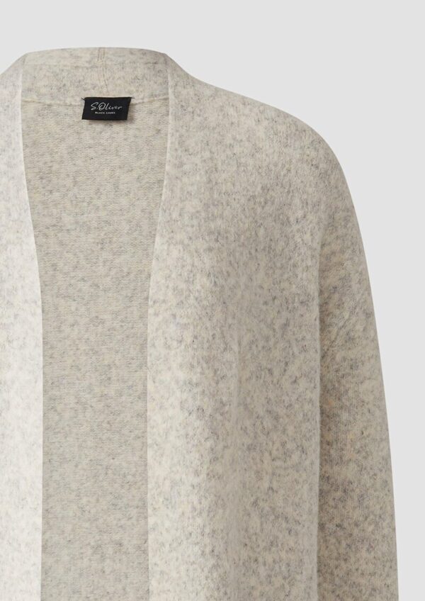 Softer Long-Cardigan aus Wollmix