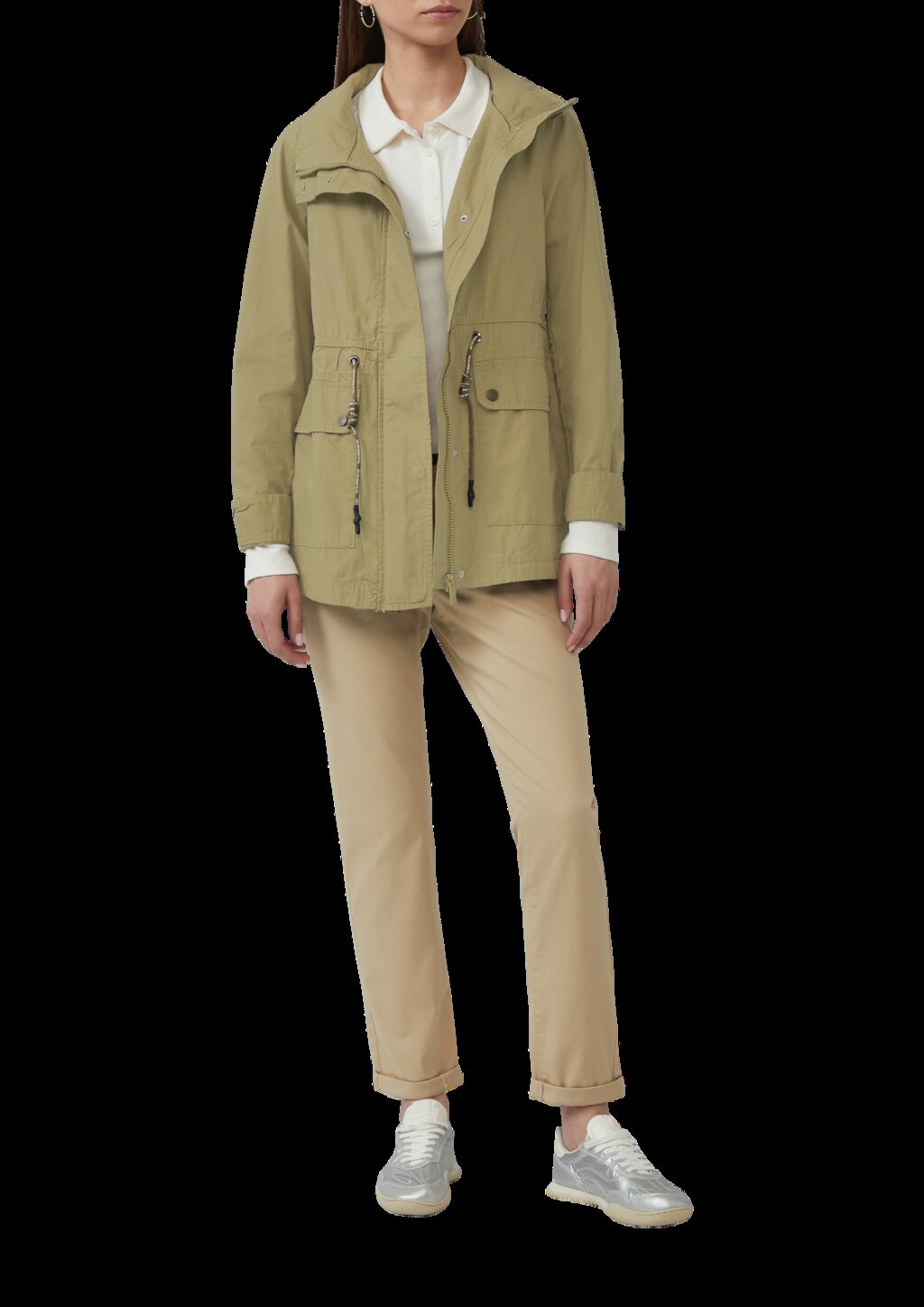 Chino aus Baumwollstretch