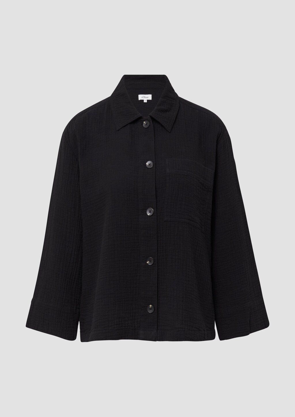 Blusen-Overshirt aus Musselin