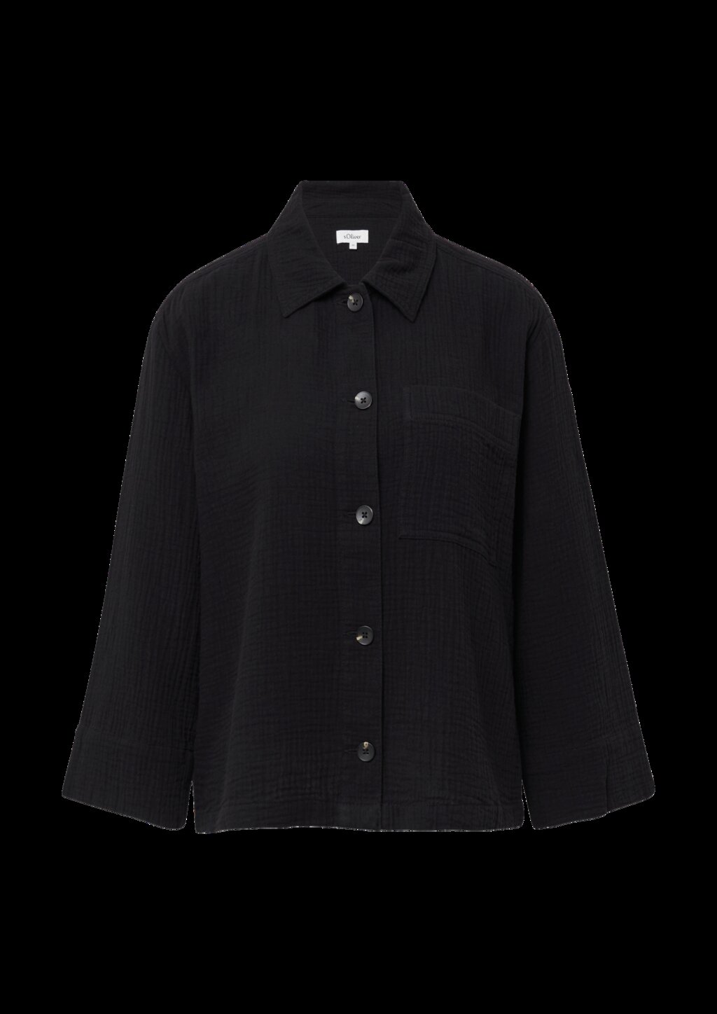 Blusen-Overshirt aus Musselin
