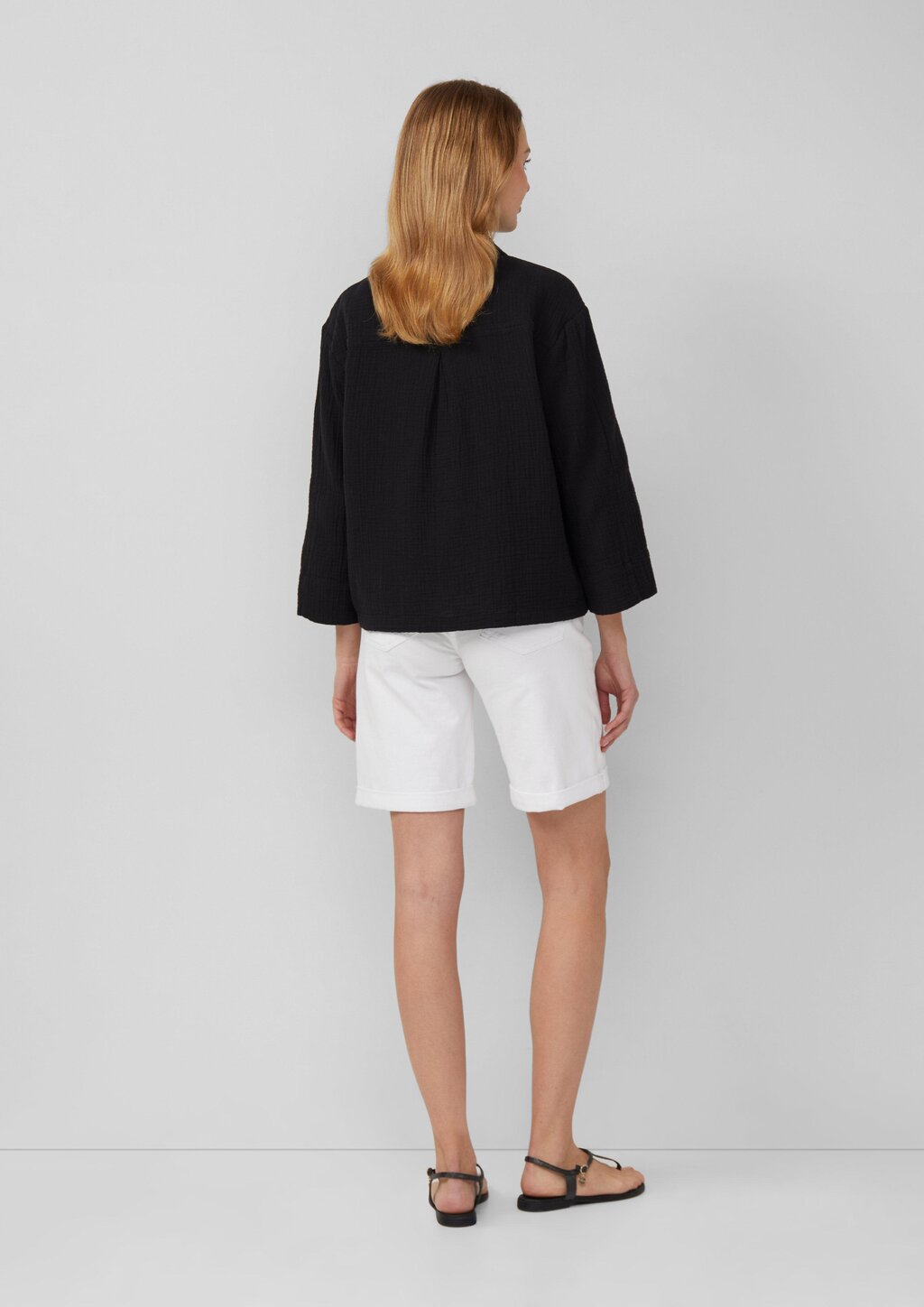 Blusen-Overshirt aus Musselin